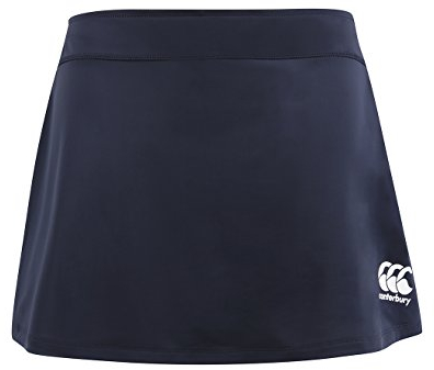 Canterbury Women's Plain Team Skort | Netball and Hockey | Concealed Shorts Skort, Navy, 8