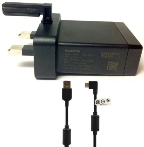 100% Original Sony Ericsson EP880 EP-880 1500mAh Usb Mains Charger Adapter With Micro Usb Data Cable Lead For XPERIA SP/XPERIA E/XPERIA Z Ultra/XPERIA J Black - Bulk Packaging