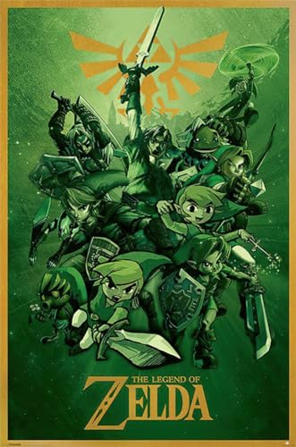 Nintendo The Legend of Zelda Poster Link (61cm x 91,5cm)