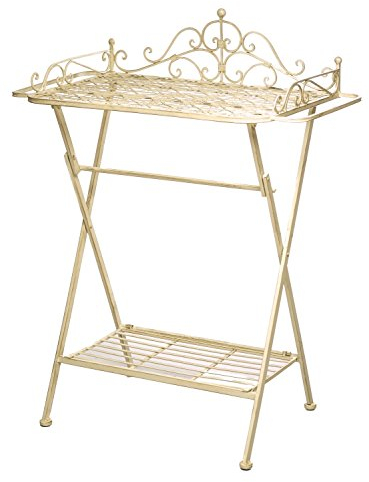 aubaho Butlers´s Tray Serviertisch Gartentisch Eisen Garten Klapptisch Beistelltisch