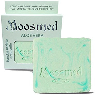 Moosmed Aloe Vera Naturseife - vegane Bio-Seife handgefertigt in Deutschland
