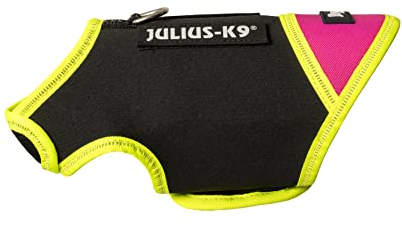 Julius-K9, IDC Neoprene Hundekleidung, Size: Baby 1, Schwarz und Rosa