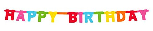 Folat NEU Girlande Happy Birthday Buchstaben, 1,5 m