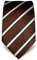 Vincenzo Boretti Herren Krawatte reine Seide gestreift edel Männer-Design zum Hemd mit Anzug für Business Hochzeit 8 cm schmal/breit dunkelbraun