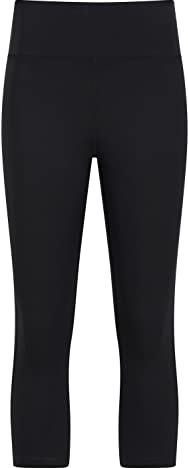 Mountain Warehouse Blackout Womens High Waisted Leggings - Stretchable Ladies Tights, Lightweight Workout Pants, High Wicking Trousers - for Gym, Sports Black 16