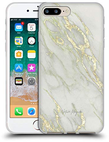 Head Case Designs Offizielle Nature Magick Gelb Marmor Metallisch Gel Handyhülle Hülle [Militärischer Schutzgrad] Kompatibel mit Apple iPhone 7 Plus/iPhone 8 Plus