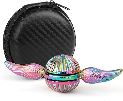 Rainow Snitch Fidget Hand Spinner pour enfants et adultes - Cool Magic Wizardly World Orb Ball Finger Toys Fidgets - Meilleur cadeau pour l'anxiété sensorielle TDAH Soulagement du stress, Jouets de