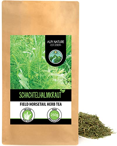 Alpi Nature Cola de Caballo Infusión 250g, Cola de Caballo Seca y Cortada, Té de Hojas Sueltas