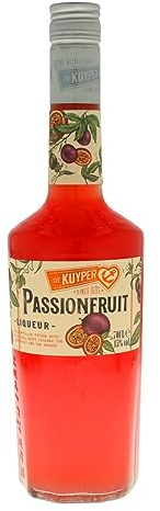 De Kuyper Passion Fruit Likör 0,7l – Tropischer Maracuja-Likör mit 15% Vol. Perfekt für Cocktails und fruchtige Desserts