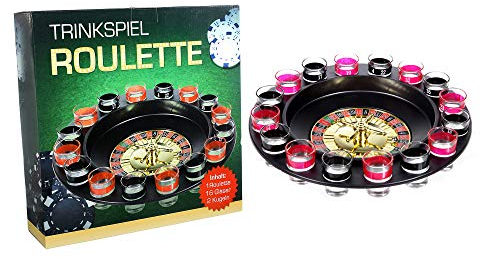 Cepewa 1x Trinkspiel Roulette Partyspiel Partyspaß Casino (1x Trinkspiel Roulette)