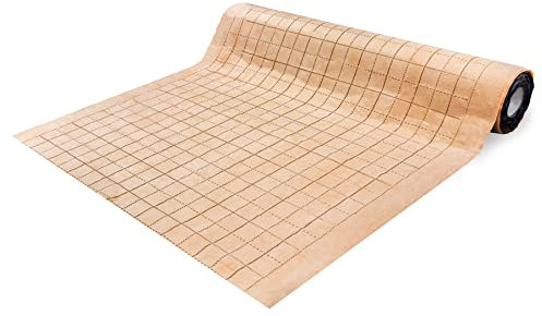 Thermopanel Wet Room Waterproofing Shower Membrane Tanking Tape - Self Adhesive Underlayment Suitable with Tile Adhesive Butyl Fabric Membrane Collar for Bathroom, Floor, Corner and Wall - 10m2