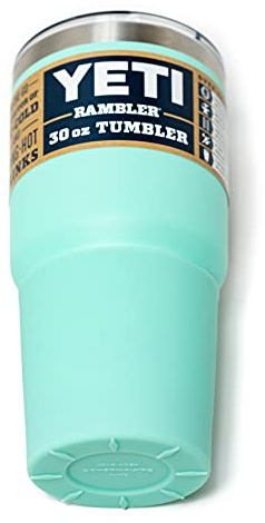 Thermalyfe Silicone Boot Sleeve Protector for 20oz, 26oz, 30oz Yeti Rambler Tumbler Cups and 32oz Hydro Flask Tumbler (Seafoam)