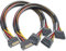 Akasa SATA Power Splitter | 15 Pin | 30cm | 2 Pack | AK-CBPW05-KT02