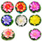 通用 8 Pcs Realistic Lily Artificial Water Floating Foam Lotus Flowers Floating Pond Decor for Pond Pool Aquarium Water Decoration