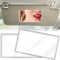Benaton 2 Pezzi Auto Specchio per Trucco, Specchio Cosmetico Autoadesivo per Auto, Specchietto Parasole per Auto, per Parasole Dell'Auto, Schienale Del Sedile Dell'Auto, Camera da Letto o Bagno