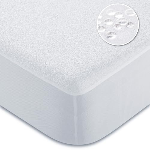 Candido Penalba Protector de Colchón Impermeable 90 cm | Funda de Colchón Transpirable de Microfibra Rizo Extra Suave | Cubre Colchón Antiácaros con Membrana TPU | Oeko-Tex | Fabricado en España