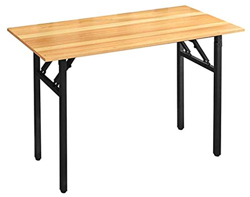 Klappbarer Computertisch, Arbeitstisch, Büro-Konferenztisch/Trainingstisch, Home-Office-Schreibtisch, rechteckiger Kleiner Esstisch (C 100 x 30 x 75 cm)