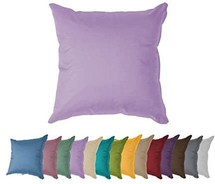 chilly pilley® Gartenkissen Wasserfest Dekokissen Set Sofakissen Rückenkissen Indoor-Outdoorkissen 45x45 Lila