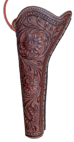 Hulara Leder Western Gun Holster Fits Colt Uberti Pietta Traditionen Schwarzpulver Modell 1851 1861 Navy 1860 Armee Ruger Old Army Cowboy Holster für Revolver 7 bis 8 Zoll