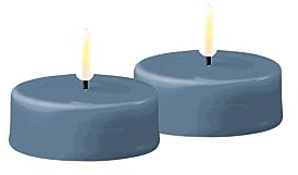 ReWu Deluxe Homeart Großes Teelicht 2 Stück - Ice Blue