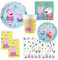 Procos 10215314DY - Party Set Peppa Pig, 46-teiliges Einweggeschirr für Kindergeburtstag und Mottoparty, Tischdeko, unbekannt