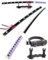 Cold Blade Anime Cosplay Schwert – 104,1 cm Anime Soft Katana Replik mit Gürtel und Ständer – Lila Trafalgar Law Schwert mit authentischem Design