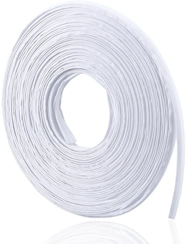 nbeads 20m Polycotton-Stäbchen Zum Nähen, Polyester-Stäbchen Mit Niedriger Dichte Und Baumwolle Überzogen Für Brautkleider Stillhütchen Korsetts Und Brautkleider, Weiß