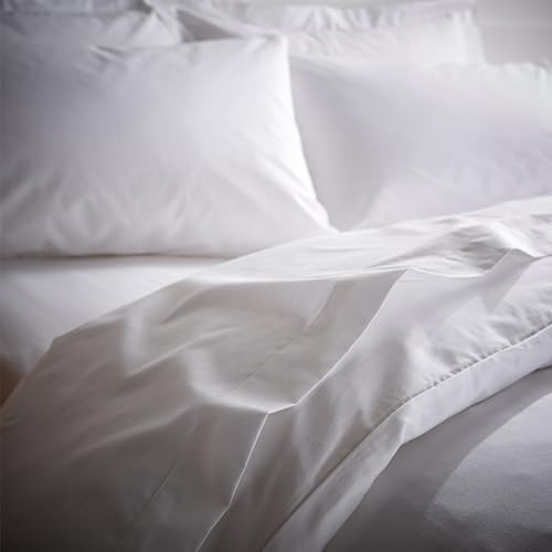 Bianca Tencel Lyocell Bettlaken, Fadenzahl 200, für Einzelbett, Weiß