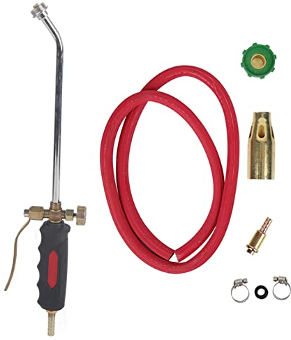 Pro Torch Chalumeau à Gaz Pour Plomberie, Brasage, Chalumeau, Brûleur De Mauvaises Herbes, Régulateur De Tuyau, Couvreur, Plombier, Kit Avec Poignée Confortable
