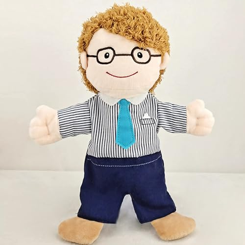 LOMTRATS Familien-Handpuppen für Kinder, inklusive Opa, Oma, Vater, Mutter, Tochter, Sohn, perfekt zum Geschichtenerzählen, Unterrichten, im Vorschulalter, als Geburtstagsgeschenk,1 Pcs