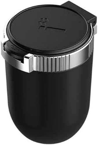 ANYANH Tragbare Auto Aschenbecher für Opel Corsa D 2006-2014, Aschenbecher Auto mit Deckel Auto Zigarettenanzünder Material windsicher