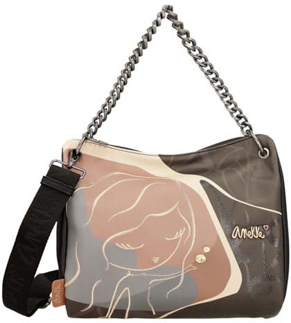Anekke Schultertasche Umhängetasche Dreamverse Heartbeat Crossbody Bag With Metal Handle Multicolor mehrfarbig