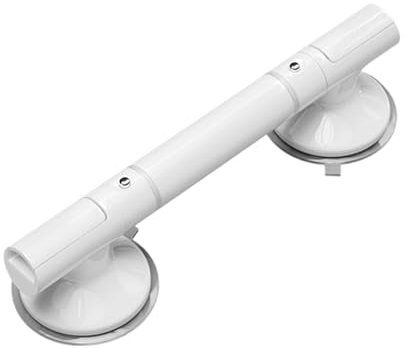 Barres d'Appui pour Seniors 35 cm - Barre d'Appui de Douche Sans Perçage, Max 109 Kg Poignée de Douche Amovible avec Ventouse | Poignée de baignoire robuste pour salle de bain, barres d'appui pour dou