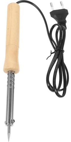 SEWOART Soldador Eléctrico Mango De Madera Tipo Lápiz Para Trabajos De Soldadura Doméstica y Reparaciones Electrónicas