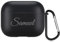 Individuelles Namensetui kompatibel mit Apple AirPods 4, personalisiertes Softcover mit Handschriftstil (Schwarz)