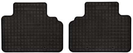 Wielganizator SolidPRO Gummimatten passend für Ford Tourneo Courier (2014-) | Qualität: Premium - Genaue Passform, rutschfest 2-teilig Fußmatten- Schwarz
