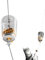 Generisch Treat Dispensing Cat Toy, Interactive Play, Treats Puzzle Toys, Mental Stimulation, Boredom Slow Feeder Games and Snack Dispensers for Kitten Feeding at Home, Indoor or Outdoor