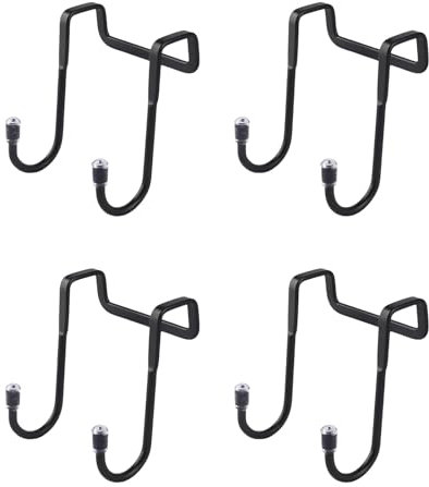 JUNNASALIKER Mehrzweckstahl Aus Edelstahl Über Türhaken Ohne Bohrungen Erforderliche Kleiderbügel Für Küchenschränke Und Aufbewahrung Von Bad