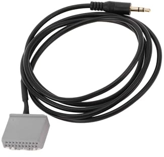 A ABSOPRO Audio Aux Adapter Kabel Für Honda Civic 2006-2013 1 Stück | Für Honda CRV 08-13, Für Honda Accord 8. Gen. 08+, Schwarz, Kunststoff/Metall, Länge 144cm, Steckertyp AUX, Plug-and-Play