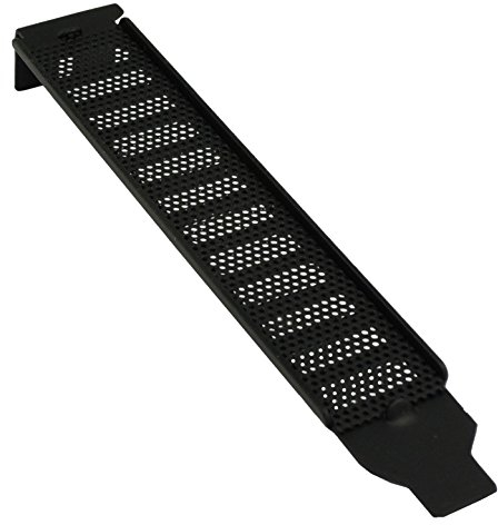 GELID SOLUTIONS SL-PCI-01-A PCI-Slot-Abdeckung, Stahl, schwarz, 120,5 x 21,7 x 15,6 mm (L x T x H)
