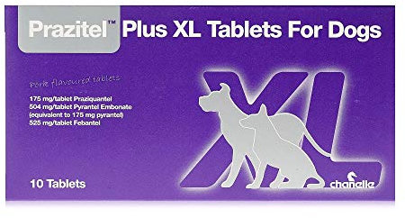 Chanelle Prazitel Plus Xl Flavour for extra large Dogs, Pack of 10 tablets