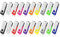 Clé USB 4Go Lot de 20 Cle USB 2.0 Mémoire Stick Pivotant Stockage Flash Drive Grande Vitesse pour PC/Ordinateur Portable/Voiture Bon Cadeau pour Enfants et Amis 10 Couleurs Mixtes
