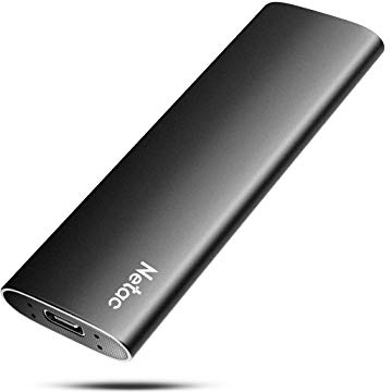 Netac 2TB SSD Extern USB 3.2 Gen 2, Externe Festplatte SSD für Laptop, TV Aufnahmen, Mac, PS4, PS5, Xbox, Handy Android (USB C Aluminum)