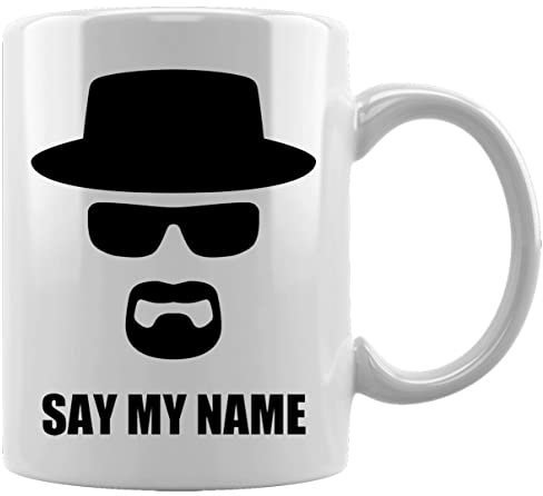 Breaking Bad Heisenberg Say My Name Keramikbecher Weißes Kaffee Tee Wasser Tasse Büro Home Ceramic White Mug Cup
