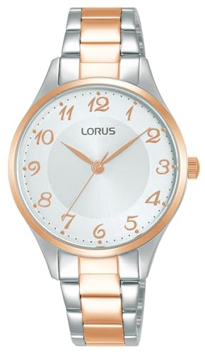 Lorus Women's Analogue Quartz Watch with Metal Strap, RG272VX9