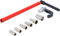 BGS 74244 | Set di chiavi del dado per rubinetto, 8 pezzi