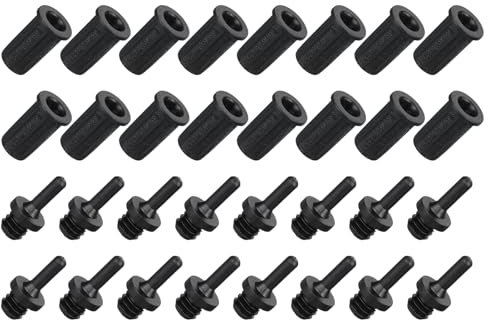 QUARKZMAN Grilles de Haut-Parleur en Plastique de Type Boule et Douille de Guidage de 6 mm de Diamètre pour Accessoires de Pièces de Haut-Parleur Lot de 16