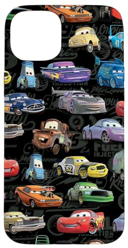 iPhone 15 Plus Disney PIXAR Cars Pattern Print Case