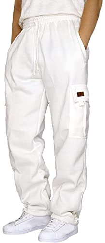 Fallschirm Hose Herren xs Trainingshose Herren lang Baumwolle XL Hosenanzug Herren sportlich 2 teiler Hosen Herren Jogginghose Baggy Herren Jogginghose Baumwolle Cotton
