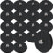 18Stück Neodym Magnete Gummiert Ø 43mm Magnete mit Gewinde Magnete Stark Gewinde 15kg Haftkraft M4 Innengewinde Magnetischer Montagesockel für Lichtleisten, Gummi Runde